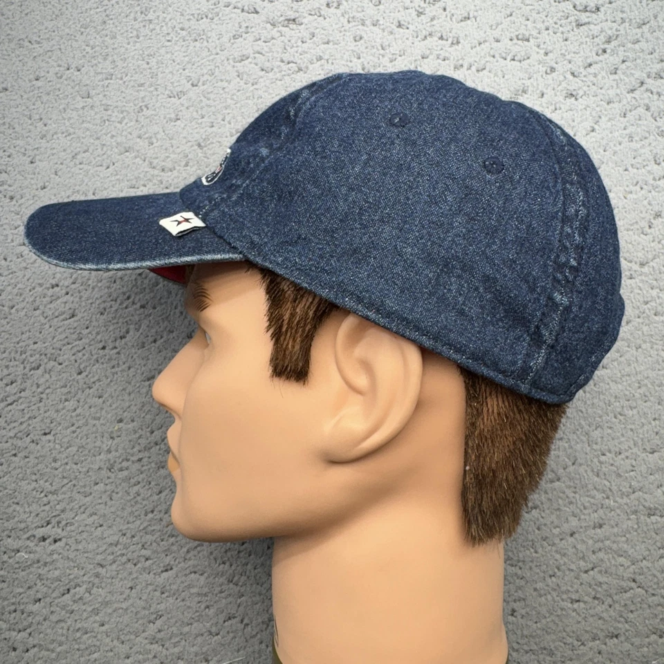 Tommy Hilfiger Sombrero Gorra Correa Espalda Juvenil 7-6 Azul Denim Ala Roja Logo Foto 4 de 4
