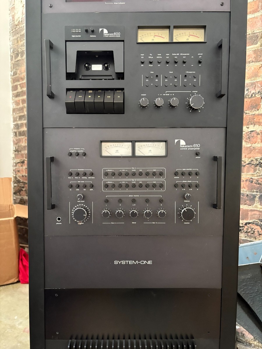 Nakamichi System One (610 preamp, 600 cassette deck, 620 power amp