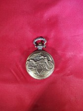 Motorcycle Quartz Pocket Watch
