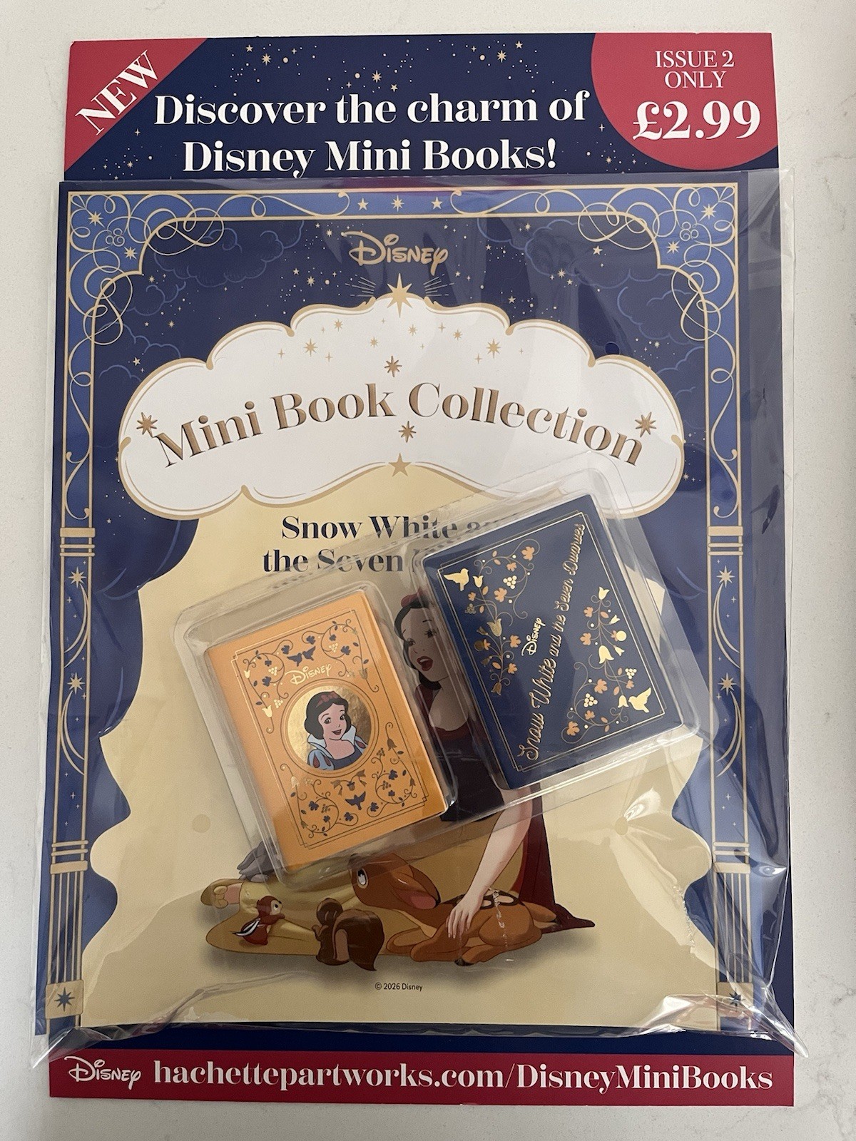 SNOW WHITE DISNEY MINI BOOKS COLLECTION ISSUE #2 SEALED NEW 2026