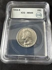 1954-S Washington Quarter MS66 ICG!