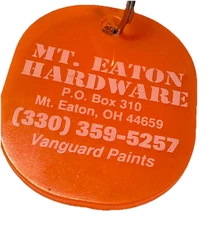 Mount Eaton Ohio Hardware Store Home Improvement Construction Supplies Keychain