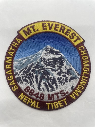 Mt Everest Cho Oyu Nepal Tibet SAGARMATHA 8848m Expedition Patch