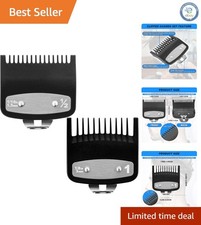 Durable Hair Clipper Guards Set - 2pcs with Guide Combs for Effortless Styling