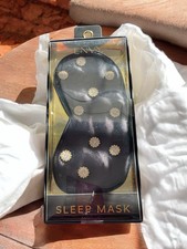 Envy Sleep Mask Satin Charmeuse Black With Bling Lifestyle Products