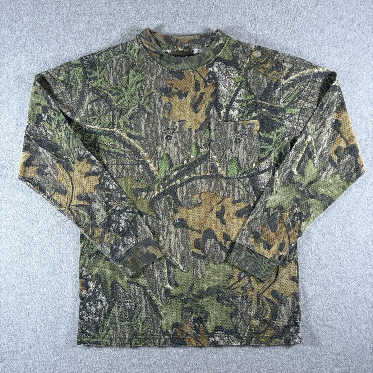 T-shirt Mossy Oak Occasion T-shirt Homme Camouflage Mossy Oak Realtree - Taille M - Occasion En Bel état (parfait Pour La Pêche) T-shirt Taille M Camo