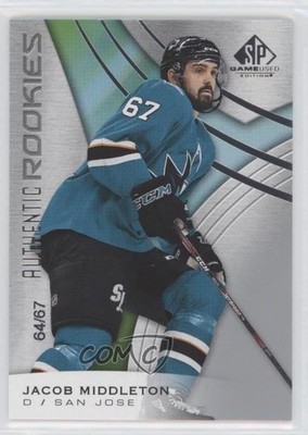 2019 SP Game Used Edition Authentic Rookies 64/67 Jacob Middleton Rookie RC 0c3