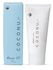 Coconu Massage Oils for Date Organic Coconut Body Natural & Clean 3 fl oz NIB