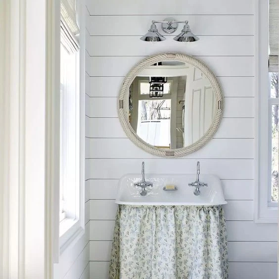 Large white sale wall mirror