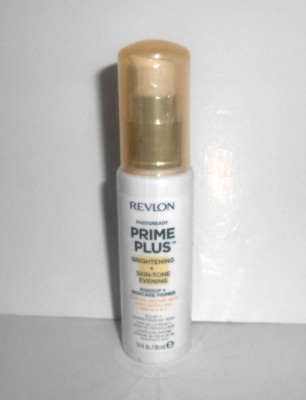 Revlon PhotoReady Prime Plus Primer  Brightening + Skin-Tone Evening  1 Fl Oz