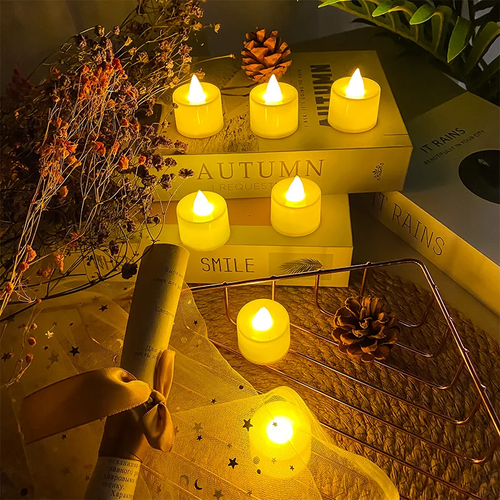 24PCS Flameless LED Tea Lights Candles Flickering Battery Operated Wedding Xmas - Picture 12 of 18