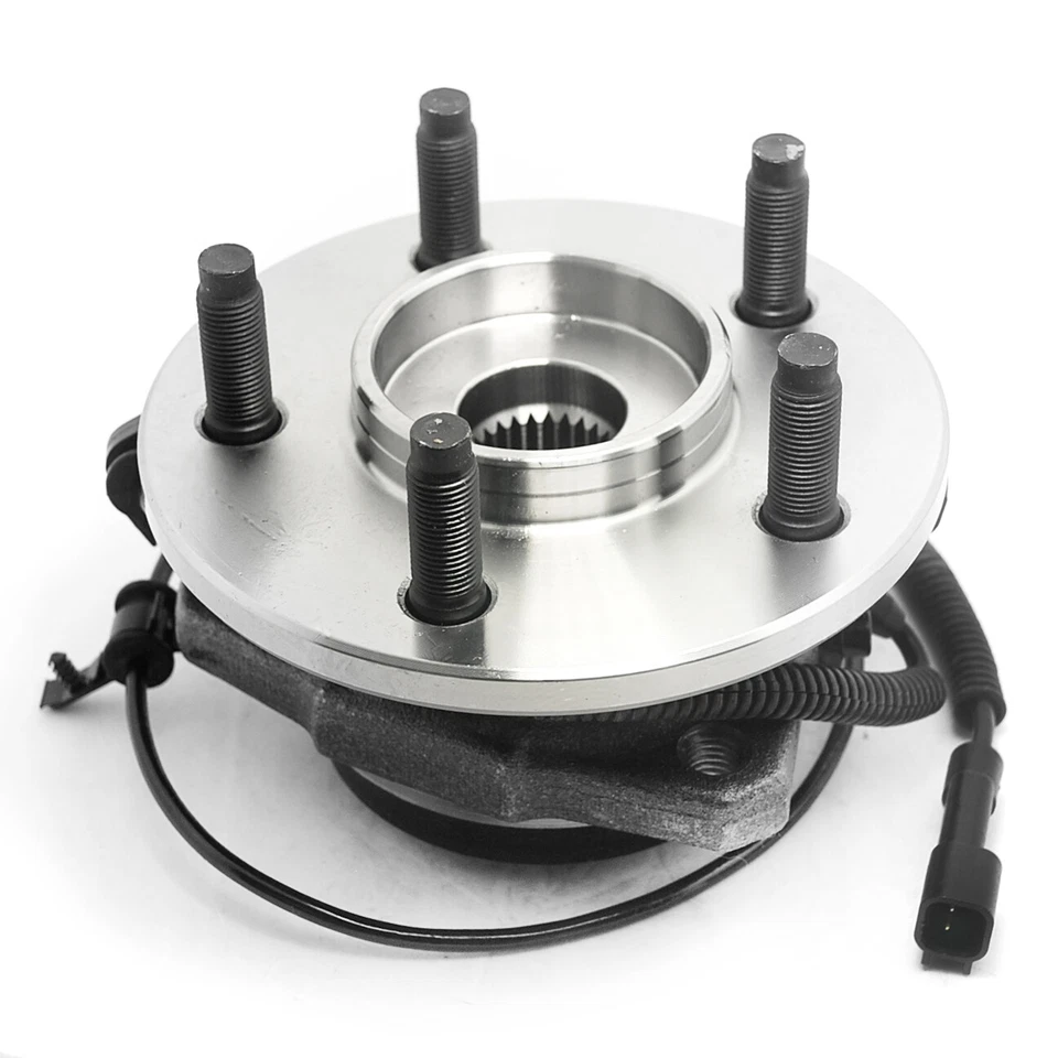 Conjunto de buje y cojinete de rueda delantera de 2 piezas para Jeep Liberty 2002-2007 con ABS Foto 3 de 4