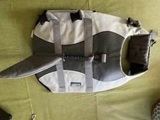 L.D.Dog Life Vest Size Largel Gray Shark Fin Adjustable Boat Pool Lake Pre-owned