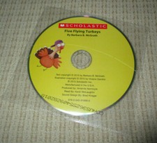 Five Flying Turkeys Barbara B. McGrath Read Along Audio *CD ONLY* Rhyming Text