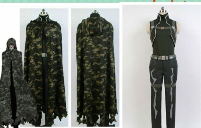 Sword Art Online Death Gun Robe/Coat/Mantle GGO Gale SAO Sterben Cosplay Costume