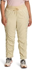 The North Face Women's Ruched Aphrodite Pants KHAKI STONE Size 2X NWT MSRP 80