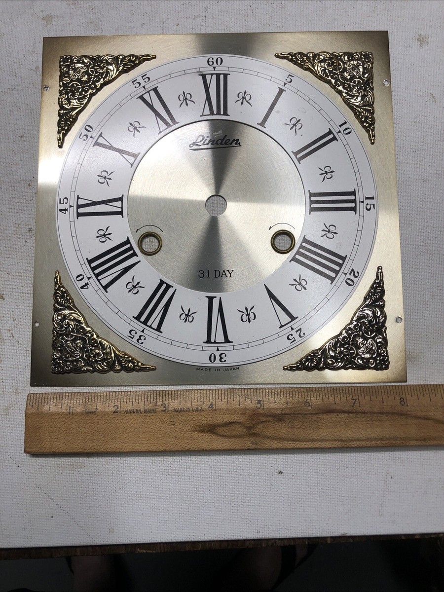 Vintage Linden Japan 31 Day wall Clock Face PARTS REPAIR | eBay