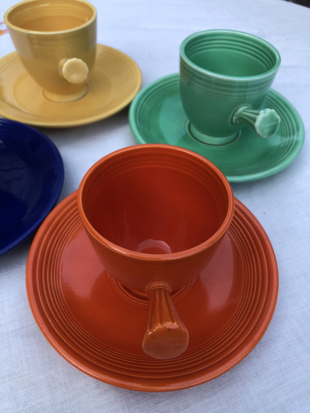 Vintage Fiestaware Demitasse Set eBay