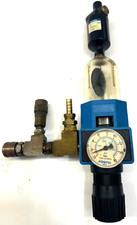FESTO FILTER REGULATOR LFR-1/2-S-B W/ FESTO GAUGE AND FILTER