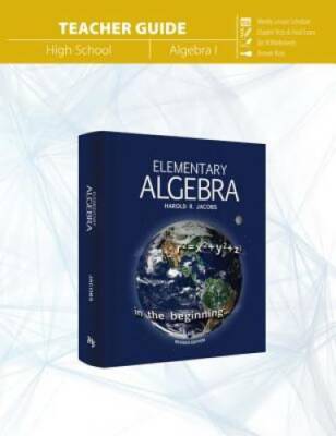 Elementary Algebra (Teacher Guide) - Paperback By Harold R Jacobs - GOOD