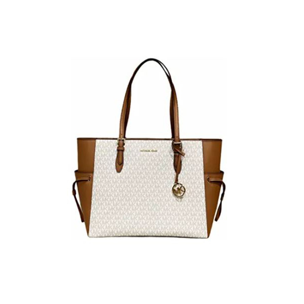Michael Kors Gilly Large Jet Set Travel Drawstring Tote Vanilla MK