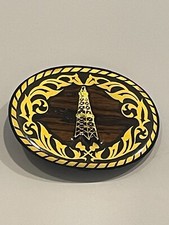 Oil Field HARMONY METAL COLORADO Solid Brass Belt Buckle