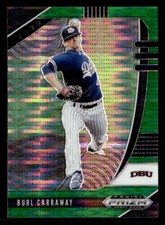 2020 Panini Prizm Draft Picks #PDP51 Burl Carraway Green Pulsar card