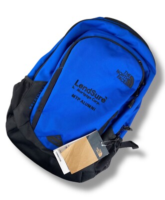 NEW THE NORTH FACE 'Connector' Backpack Laptop Hiking Blue/Black Logo Padded NWT