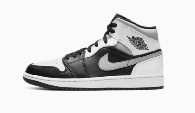 Nike Air Jordan 1 Mid White Shadow Gray Black 554724 554725  display picture 1