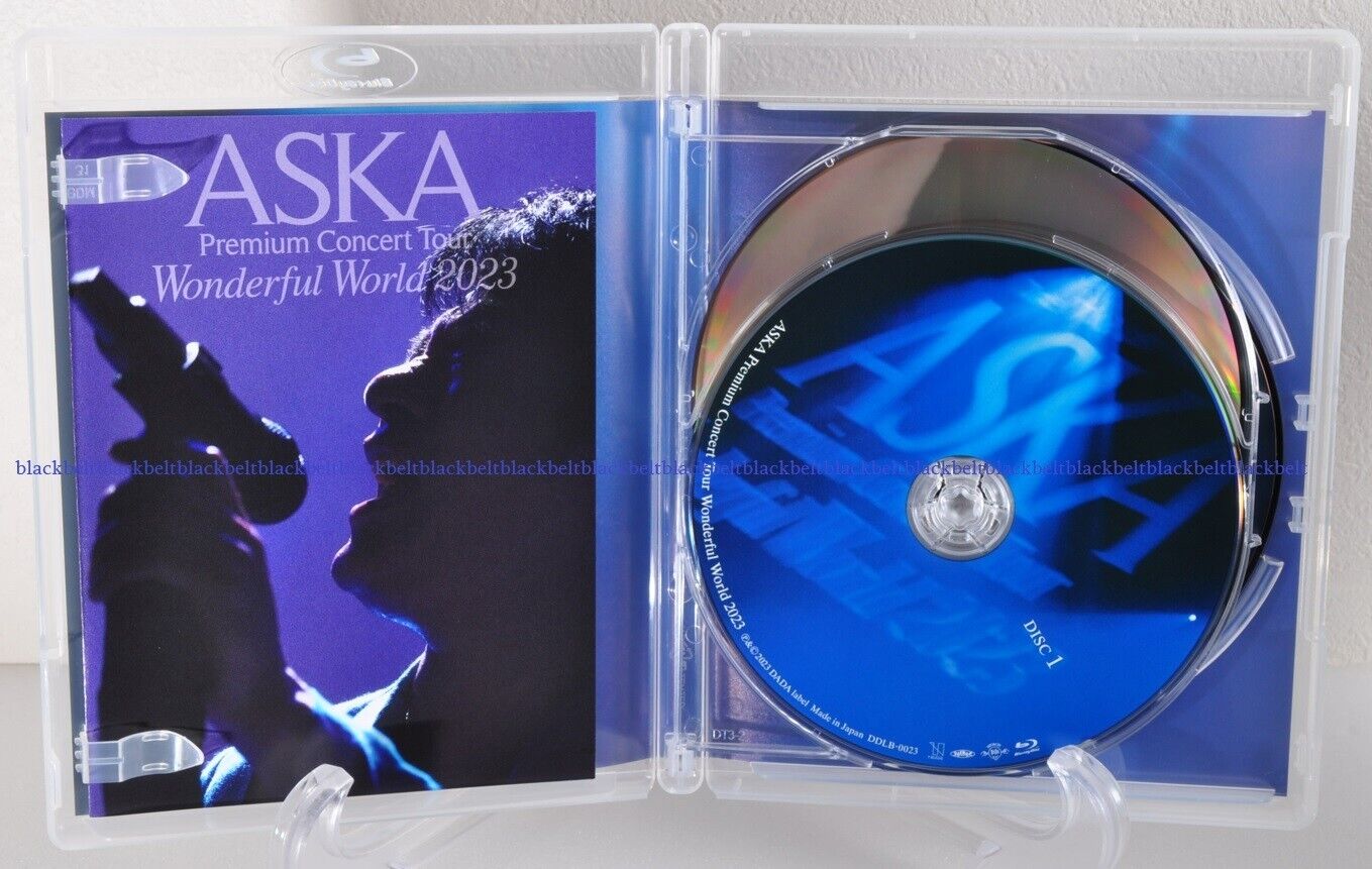 ASKA Blu-ray Wonderful World 2023 Premium Concert Tour with 2 CD