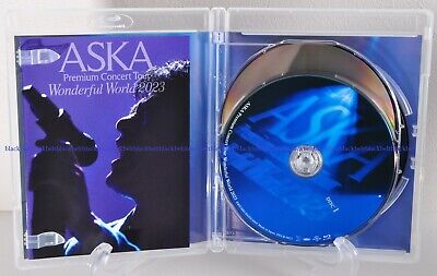 ASKA Blu-ray Wonderful World 2023 Premium Concert Tour with 2 CD 