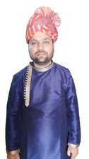 Men Safa Hat Top Indian Cotton Blend Groom Turban Pagri Handmade Safa Pag