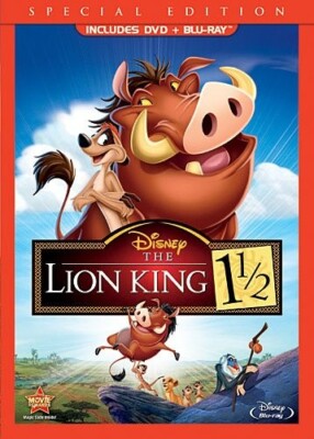 The Lion King 1 1/2 (Blu-ray/DVD, 2012, 2-Disc Set) Special