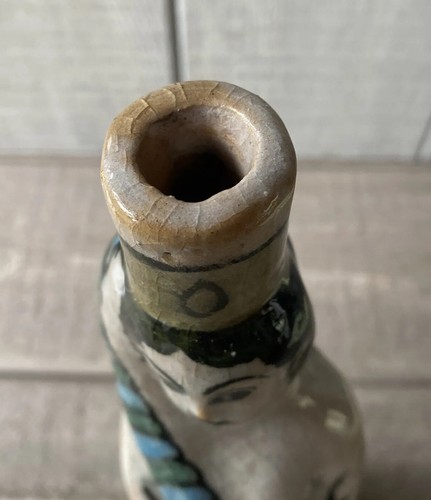 Vintage Pottery Bottle Mid Century Modern Figural Nude Female - Picture 7 of 9