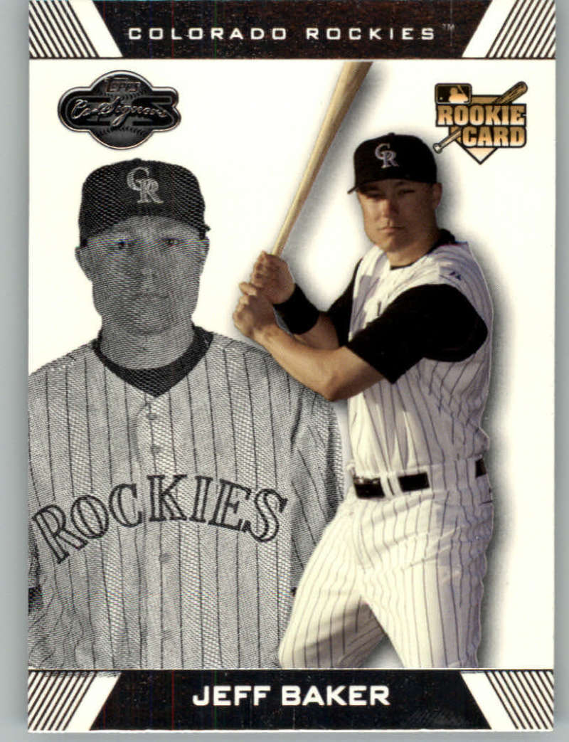 2007 Topps Co-Signers #97 Jeff Baker Auto Rockies  ID:62819