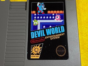 Devil World for NES Nintendo English Game NTSC FUN GAME!!!!!!