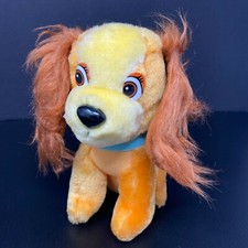 Vintage Walt Disney Lady and the Tramp Girl Dog Plush 7" Stuffed Animal Korea