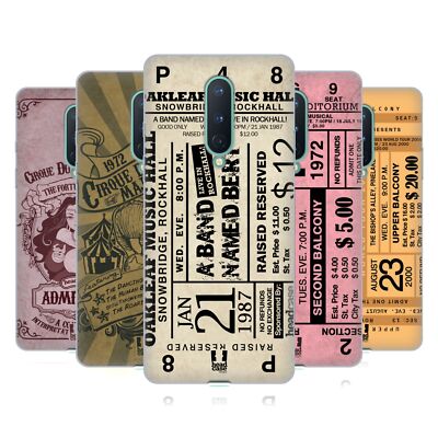 HEAD CASE DESIGNS TICKETS SOFT GEL CASE FOR GOOGLE ONEPLUS PHONES