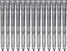 Golf Pride MCC Plus4 Gray Jumbo Grip - Set of 13 - 1 Hybrid Grip w/Less Taper