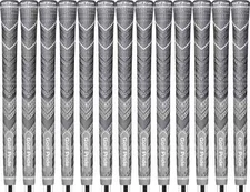 Golf Pride MCC Plus4 Gray Jumbo Grip - Set of 13 - #1 Hybrid Grip w/Less Taper