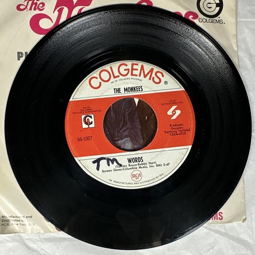 Monkees 2 singles picture sleeves Train Clarksville Pleasant Valley Sunday - Picture 5 of 9
