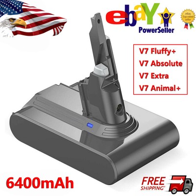21.6V 6.4Ah Replacement Battery for Dyson V7 SV11 Animal Absolute Trigger Extra