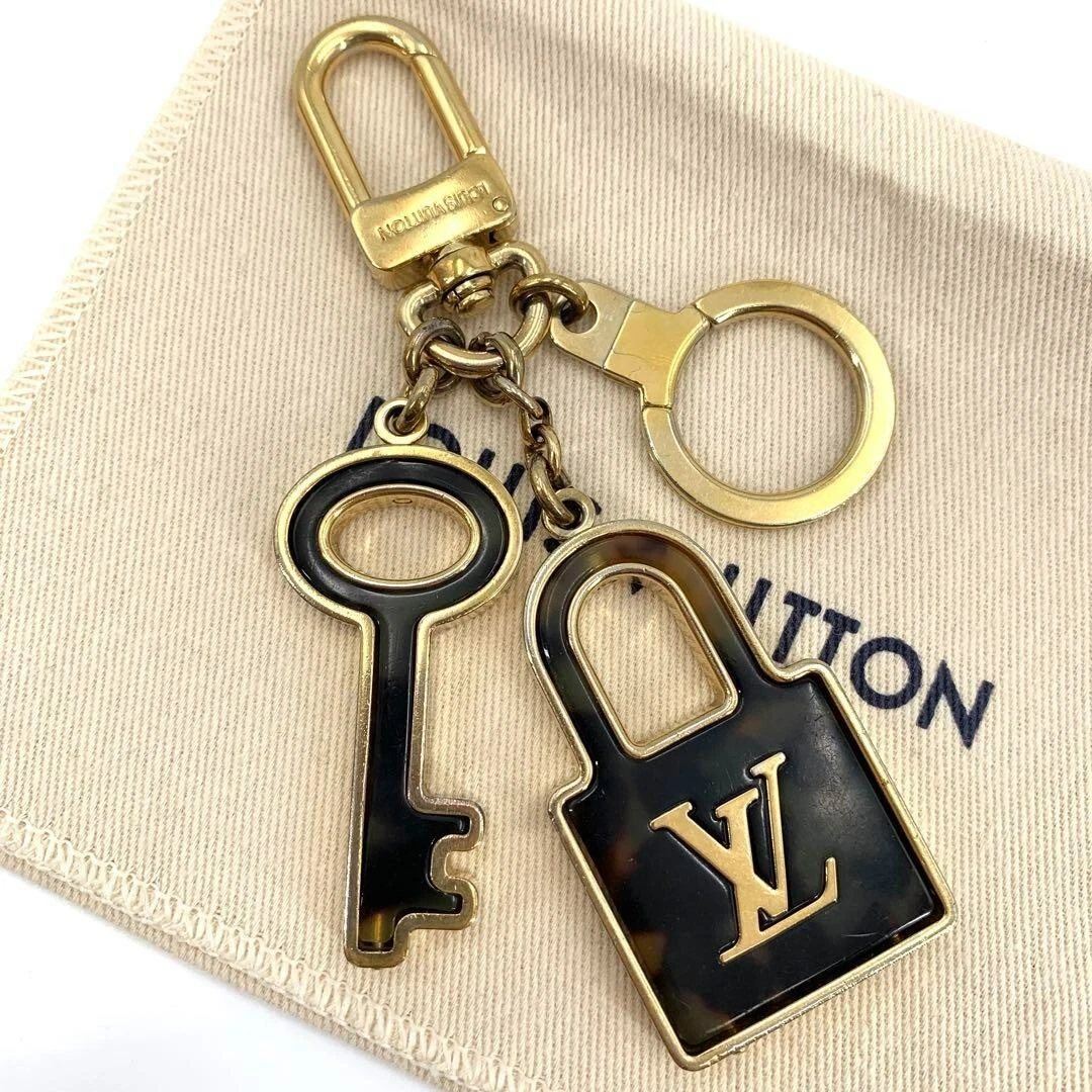 Louis Vuitton M66132 Bag Charm Porte Cles Confidence Gold Usde 