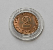 BRD: 2 Pfennig 1979 D, J. 381a, fast stempelglanz, FALSCHER SCHR&Ouml;TLING !!!