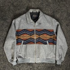 Vintage Pendleton Wool Jacket Aztec Western Print Rare