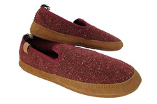 Acorn Moc Slippers Sustainable Garnet slip on slipper shoes-sz 9.5 -10.5-nwob