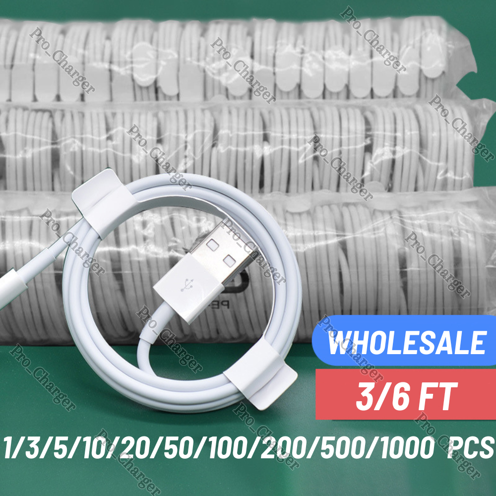 USB Charger Cable Cord For Apple iPhone 6 7 8 X XR XS 11 12 13 14 Pro Wholesale