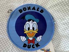 NWT Disney Harveys Seatbelt DONALD & DAISY DUCK Double Sided DISNEY Coin Purse