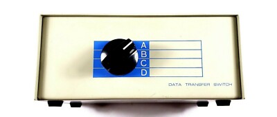 4-Port Data Transfer Switch Box ABCD, Input-Output. | eBay