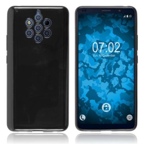Silicone Case for Nokia 9 Pureview Black Cover - Picture 1 of 6
